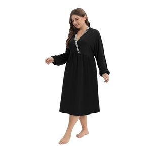 Maternity/Nursing Gown- Super Soft! Worn Once- 3X